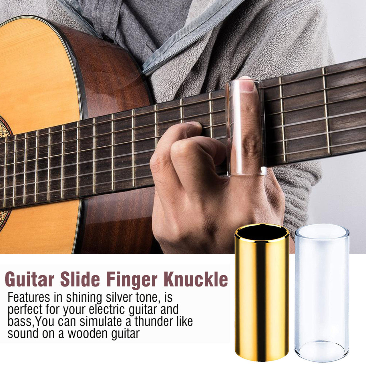 Guitar Slides Picks Finger Picks
