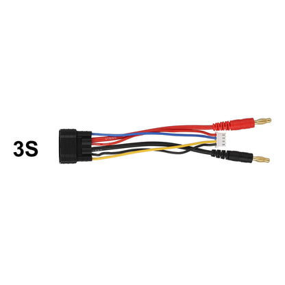 Battery Harness 4mm Bullet Connector, 4mm Banana/Bullet to Traxxas ID Male Plug Connector, 3S