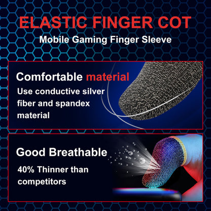 Finger Sleeves Designed for Gaming Mobile Game Controllers, 20PCS