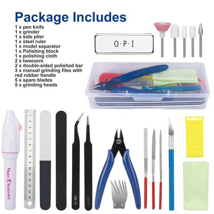 Gundam Model Hobby Basic Tools Set, 24Pcs