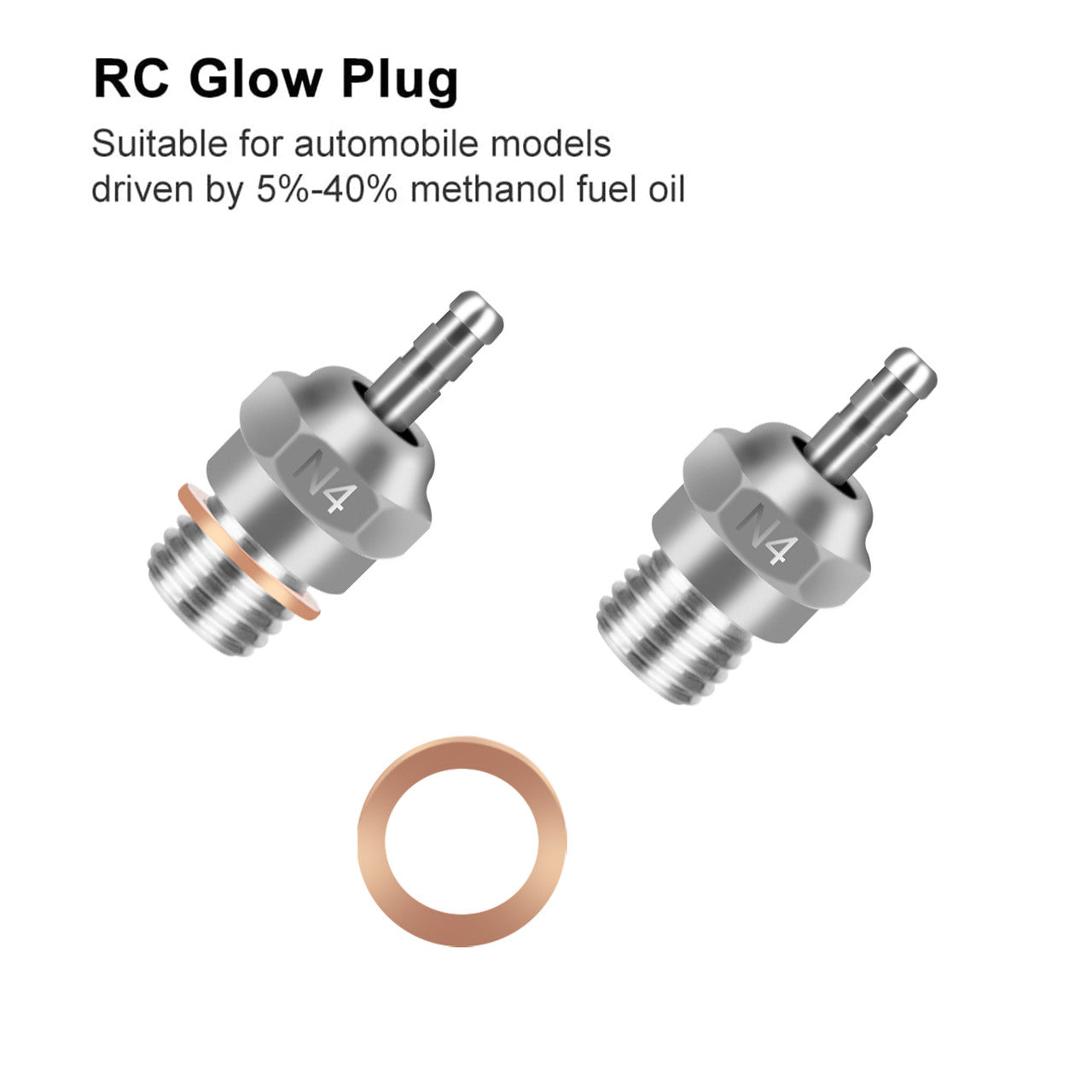 Glow Plug For Traxxas 3232X RC Cars with Improvements in Idle and Transition, 3PCS