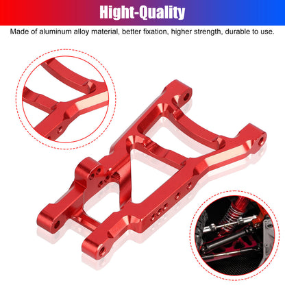 Metal Full Set RC Car Parts that Offer Lightweight Performance,For 1/10 Traxxas Slash 2WD, Red