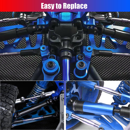 Metal Full Set RC Car Parts that Offer Lightweight Performance,For 1/10 Traxxas Slash 2WD, Blue