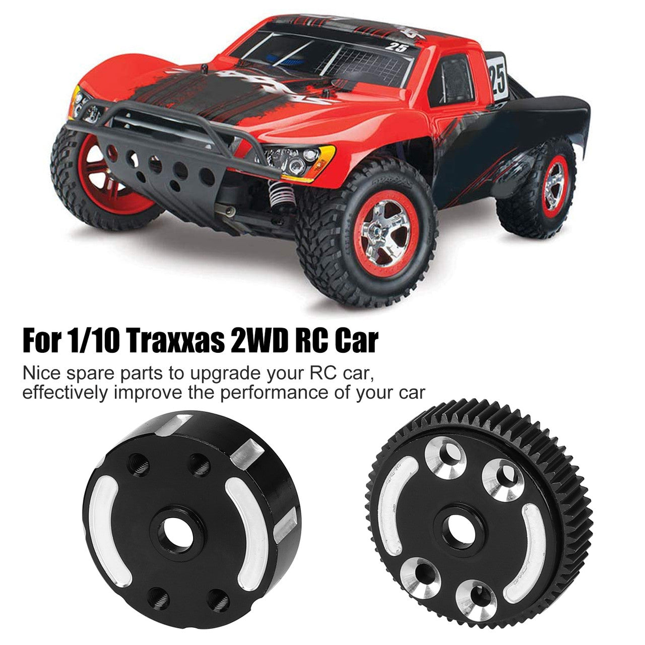 Differential Case / Locker Spool that is Durable and Weat-Resistant, For 1/10 Traxxas 2WD