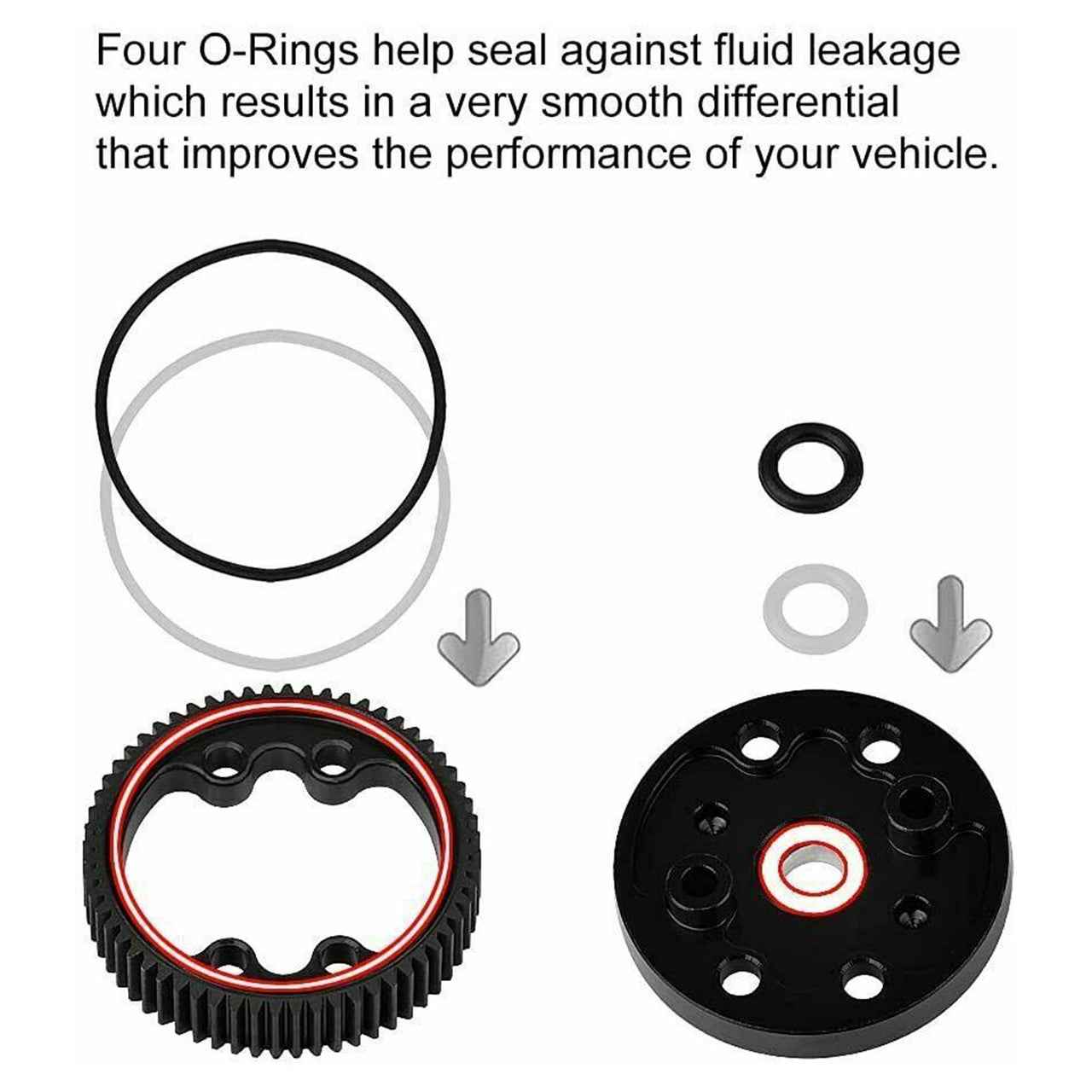 Differential Case / Locker Spool that is Durable and Weat-Resistant, For 1/10 Traxxas 2WD