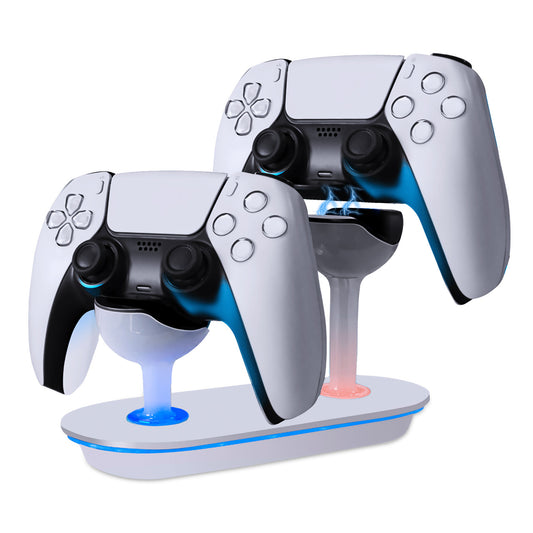 Charging Dock Station Fast Charger Stand w/LED Indicators and with a Cup-Style Design for PS5