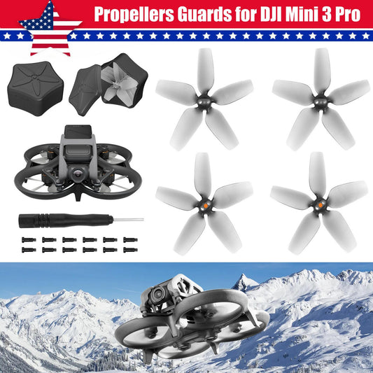 4 Packs Propellers Replacement for Dji Avata Drone Propellers Blades Wings with Box - Anti-shock, Anti-drop, and Dust-Proof