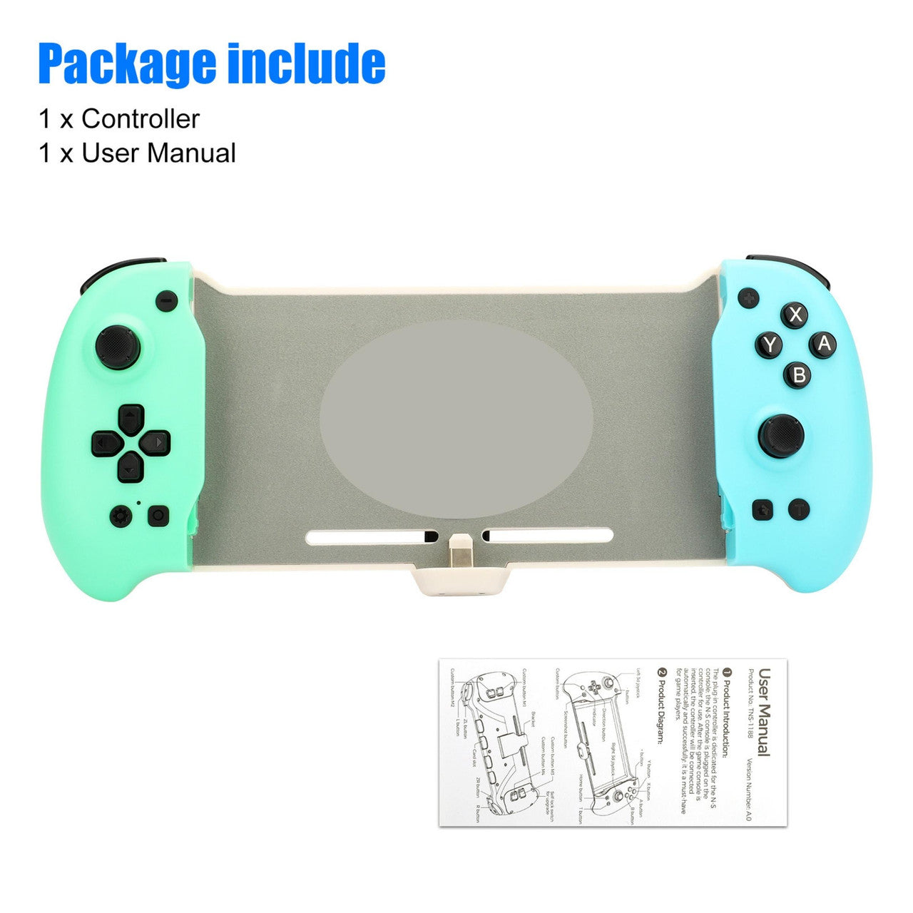 Handheld Grip Handheld Grip Controller - for Nintendo Switch/OLED Joypad Controller Replacement Controler Support Wakeup Screenshot Dual Motor VibrationNintendo Switch