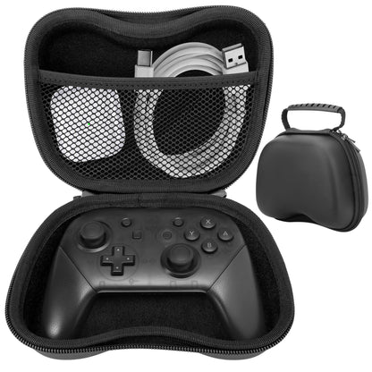 Protective Storage Case for Nintendo Switch Pro - Storage Bag Hard Cover Shell Waterproof Handbag Shockproof Portable Travel Case W/handle (black)