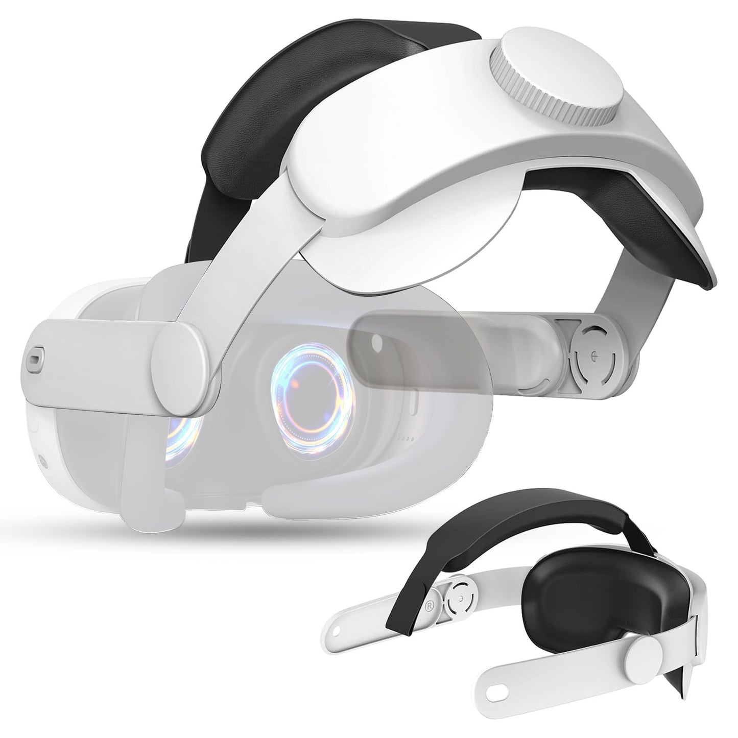 Head Strap Fit for Meta/Oculus Quest 3 - Adjustable Elite Strap  Pressure-Free Lightweight Bundle Replacement for Enhanced Comfort, VR Accessories