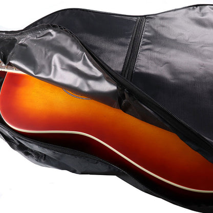 Waterproof Guitar Bag Backpack with a Reinforced Carry Handle, heavy duty polyester luggage thread