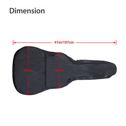 Waterproof Guitar Bag Backpack with a Reinforced Carry Handle, heavy duty polyester luggage thread