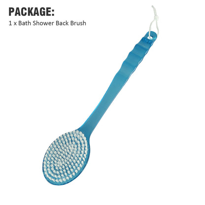 Long Handle Shower Back Scrubber for Skin Exfoliating Bath, Blood Circulation & Skin Health, Shower Back Washer Body Massager, Blue