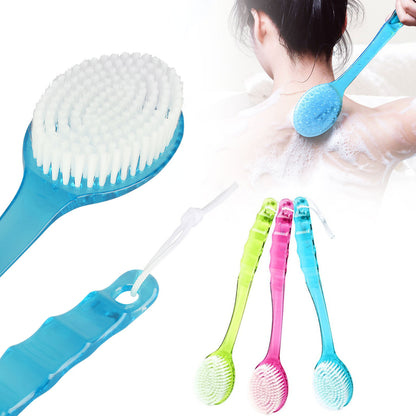 Long Handle Shower Back Scrubber for Skin Exfoliating Bath, Blood Circulation & Skin Health, Shower Back Washer Body Massager, Blue