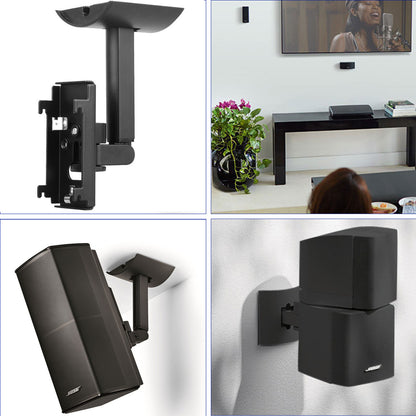 Lifestyle UB-20 SERIES II Bracket, Wall Ceiling Bracket Mount Support For Lifestyle UB-20 SERIES 2 II Speaker, Black