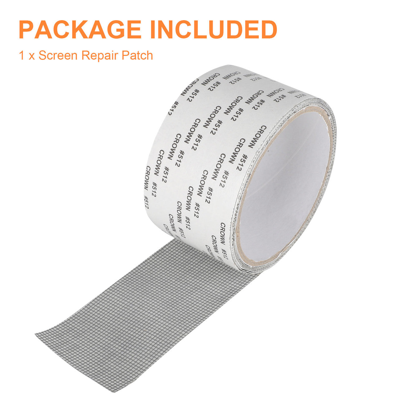 Window Screen Patch Repair Kit Tape, Strong Adhesive Long Lasting Fiberglass Covering Wire Mesh Screen Repair kit, Repair Tape Seal for Screen of Window and Door tears Holes (2 x 78.7 Inches, Grey)