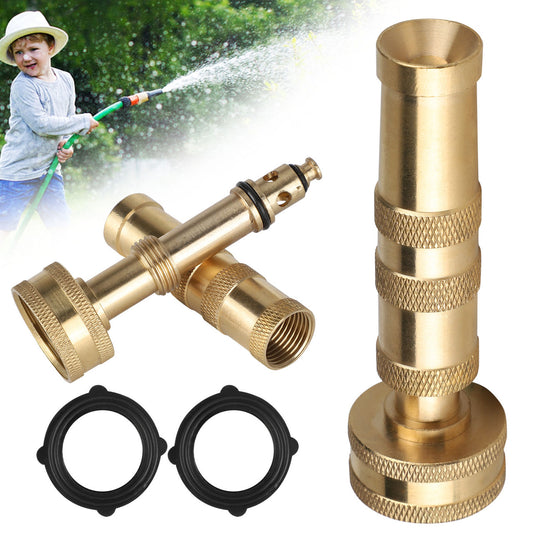 4 Holes Hose Nozzle for Car Wash, Adjustable Hose Nozzle, Easy Twist Control Water Hose Nozzle, Nozzle Sprayer, Garden Hose Spray Nozzle for Garden Hose