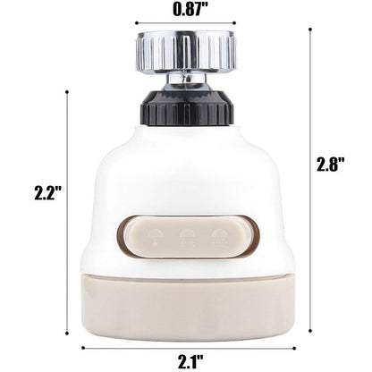 360 Degree Rotate Faucet Deluxe Internal Thread Nozzle Filter Adapter Water Saving Bubbler Connector Swivel Tap Aerator Diffuser Kitchen