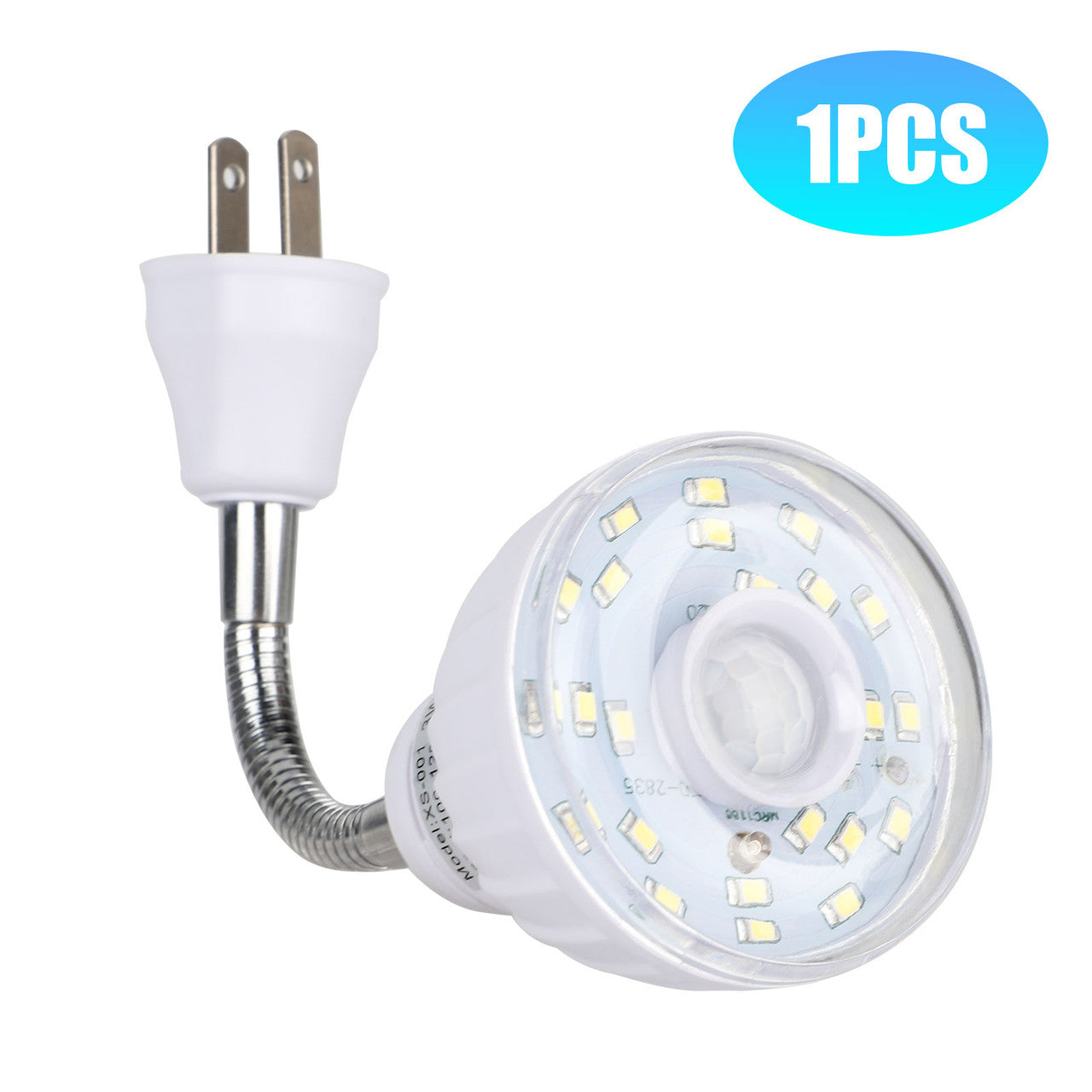 Motion Sensing LED Night Light, Plug-In AC Outlet