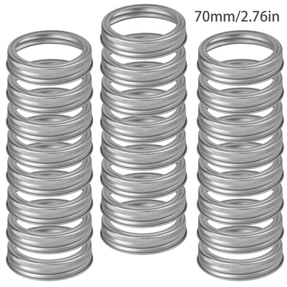 24pcs Replacement Band Rings for Mason Jar, 70mm