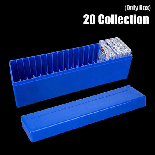 Hard Shell Protective Coin Collection Storage Box, 20 Slots