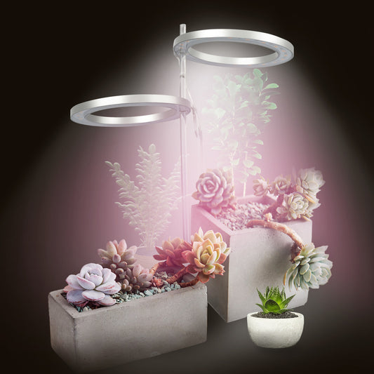 USB Double Head LED Grow Light Set for Indoor Gardening