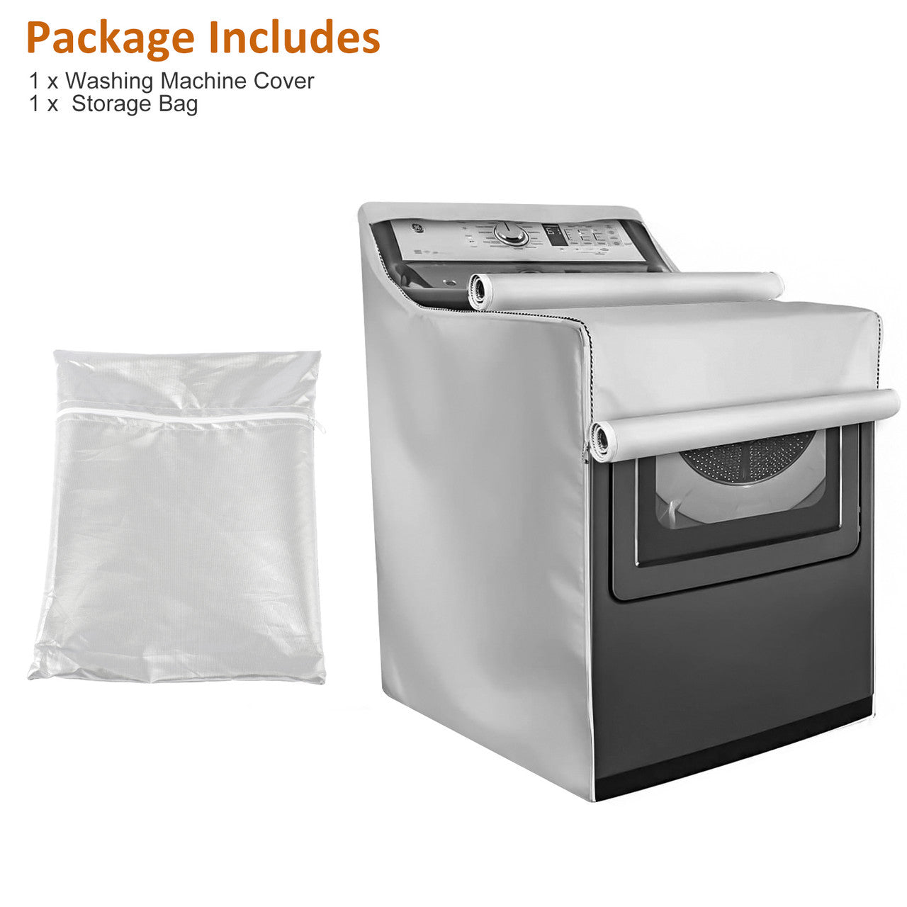 Cover for Washing Machine with Waterproof Dustproof Windproof