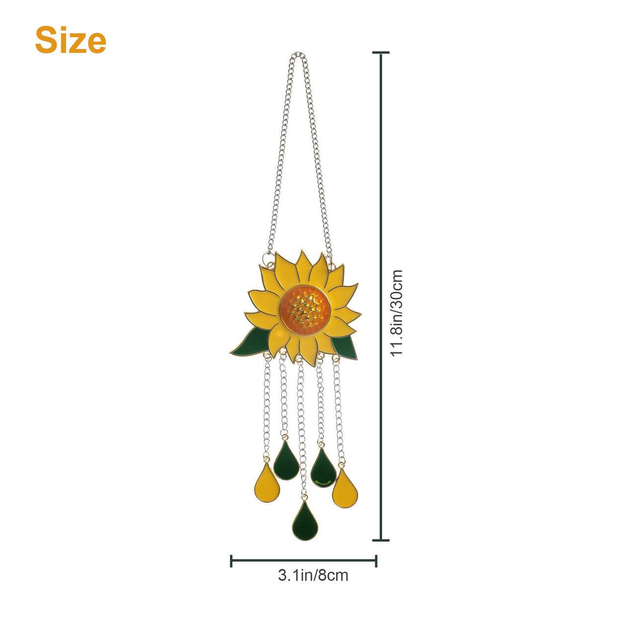 Unique Sunflower Decoration Pendant for Health and Happiness