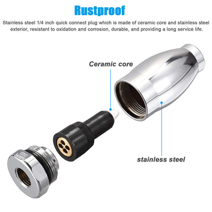 Quick Connect High Pressure Washer Rotating Turbo Nozzle