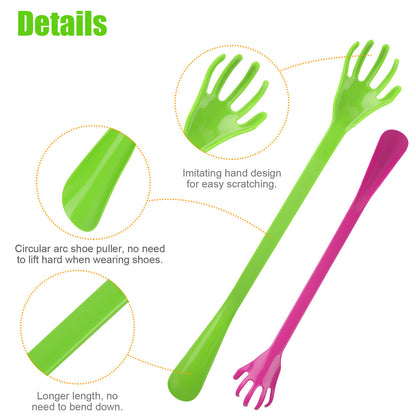 Plastic Shoe Horn Itch Harrow, 3pcs