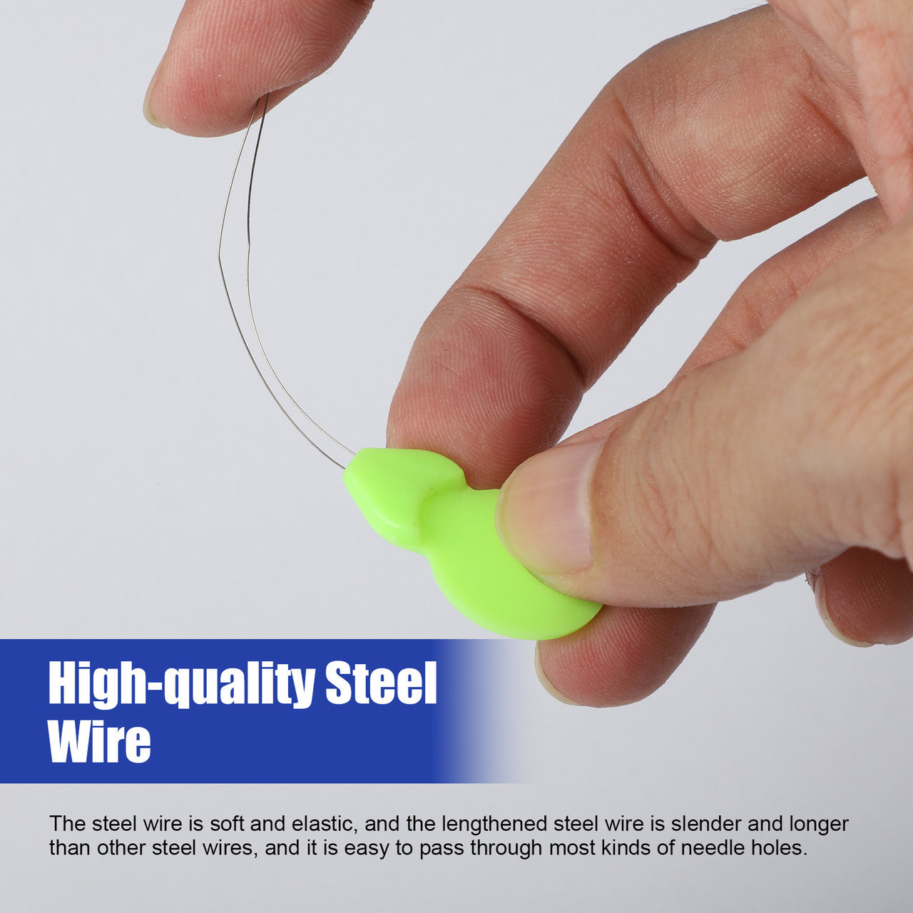 Gourd Needle Threader made from Special Steel Wires and Suitable for Hand and Machine Needles