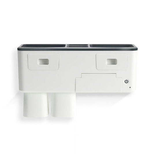 Multifunctional Wall Mounted Toothbrush Holder, with Magnetic Cups and Cosmetic Drawers Organizers