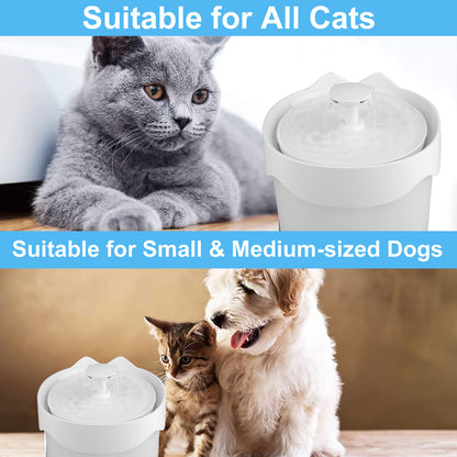 Smart Dog Water Bowl Dispenser With 1.4L Container, Filter and LED Indicator, For Kittens Cats Dogs