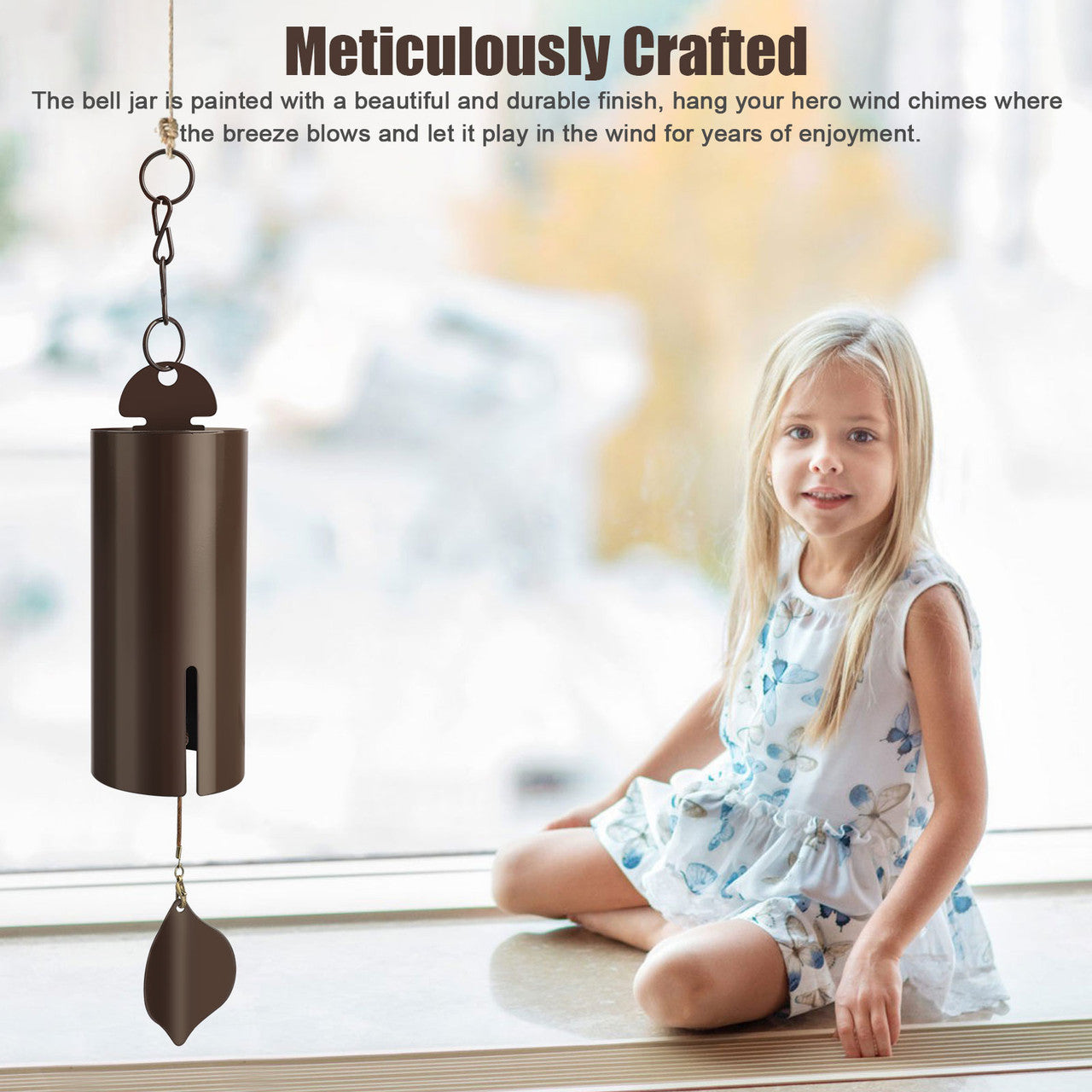 Indoor and Outdoor Heroic Windbell, Wear-Resistant, Durable and Meticulously Designed