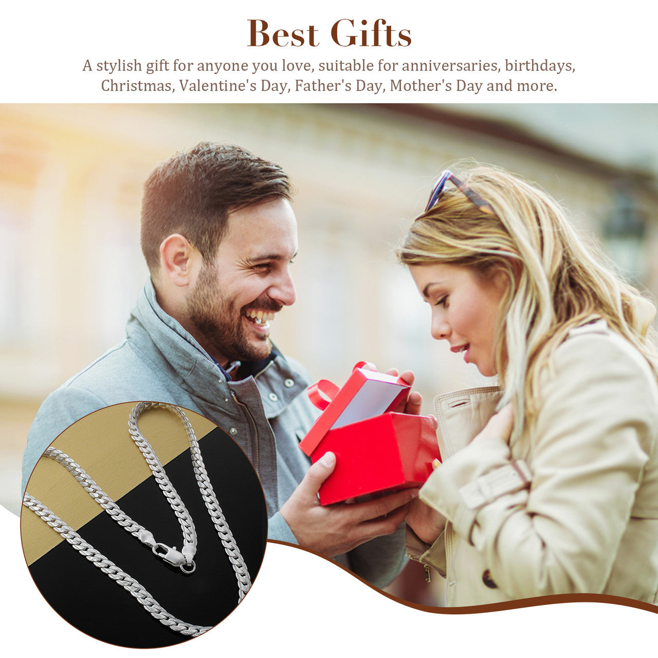 Fashion Accessary Snake Bone Chain, Made with High Quality Workmanship, Durable and Comfortable