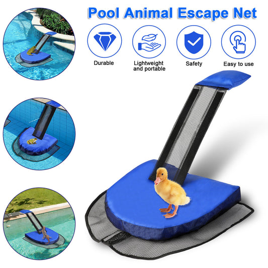 Outdoor Pool Animal Escape Net for Small Animals, Easy to Setup and Disassemble