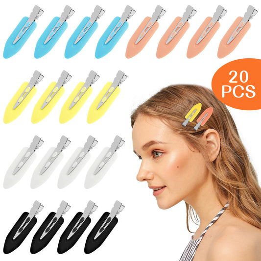 20 Packs Hair Clips for Styling Sectioning No Bend Hair Clips No Crease Hair Clips No Teeth Hair Clips Accessories for Girls, Teens and Women