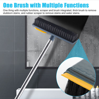 2 In 1 Cleaning Brush with Adjustable Long Handle