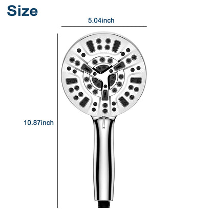 10-Mode Booster Hand Shower Head