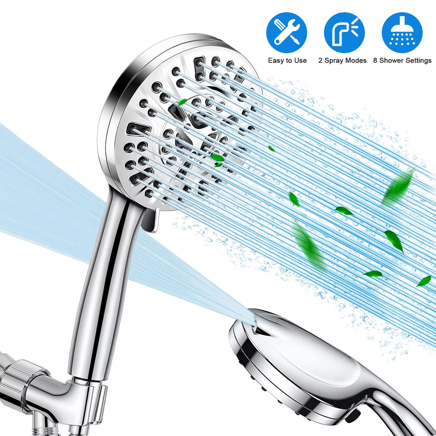 10-Mode Booster Hand Shower Head