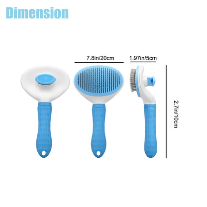 Pet Dog Cat Hair Remover Comb Grooming Massage