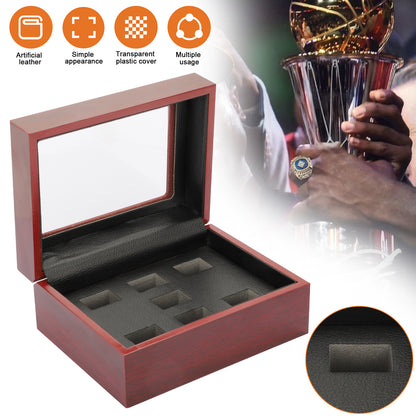 Championship Rings Display Cases Wooden Box