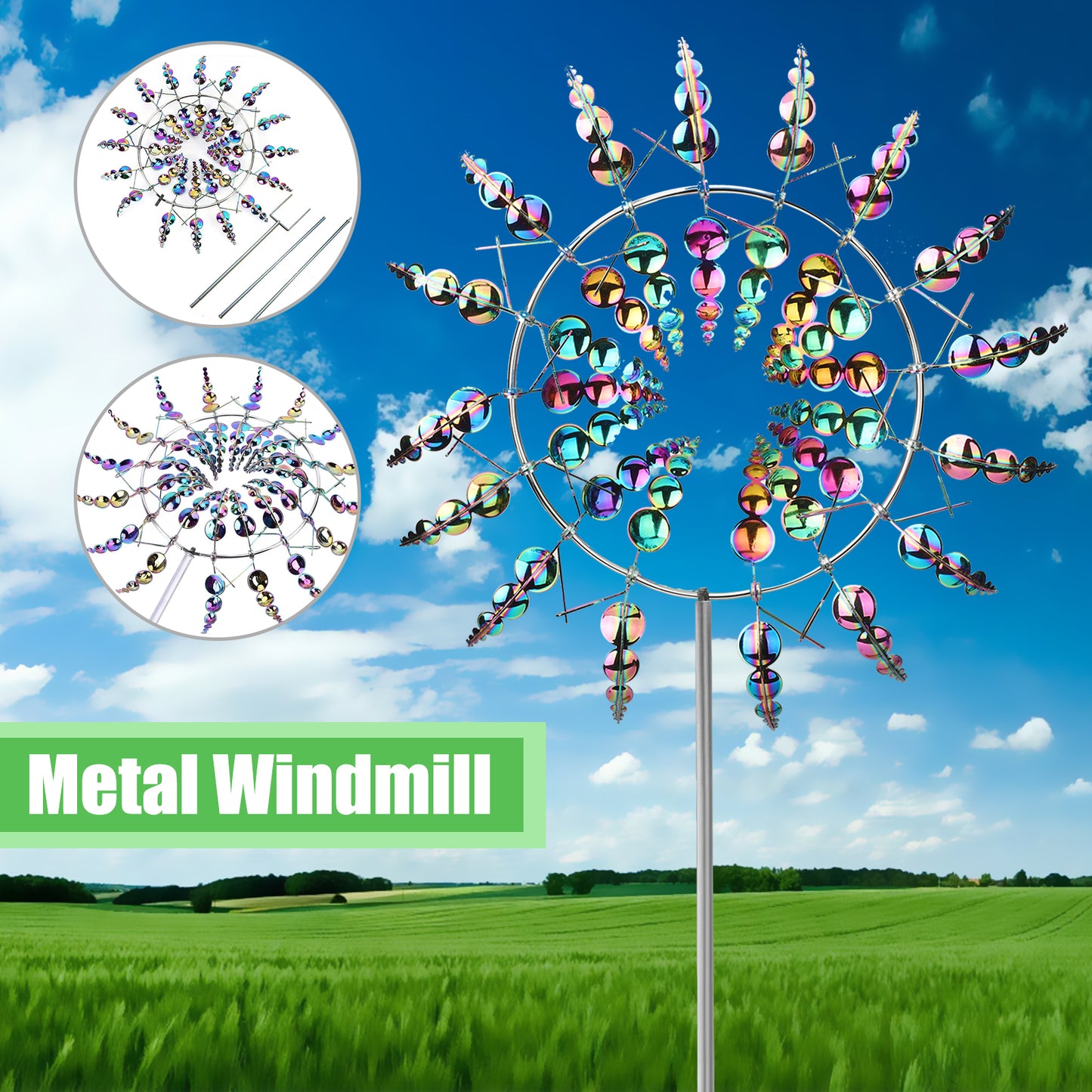 3D Metal Windmill