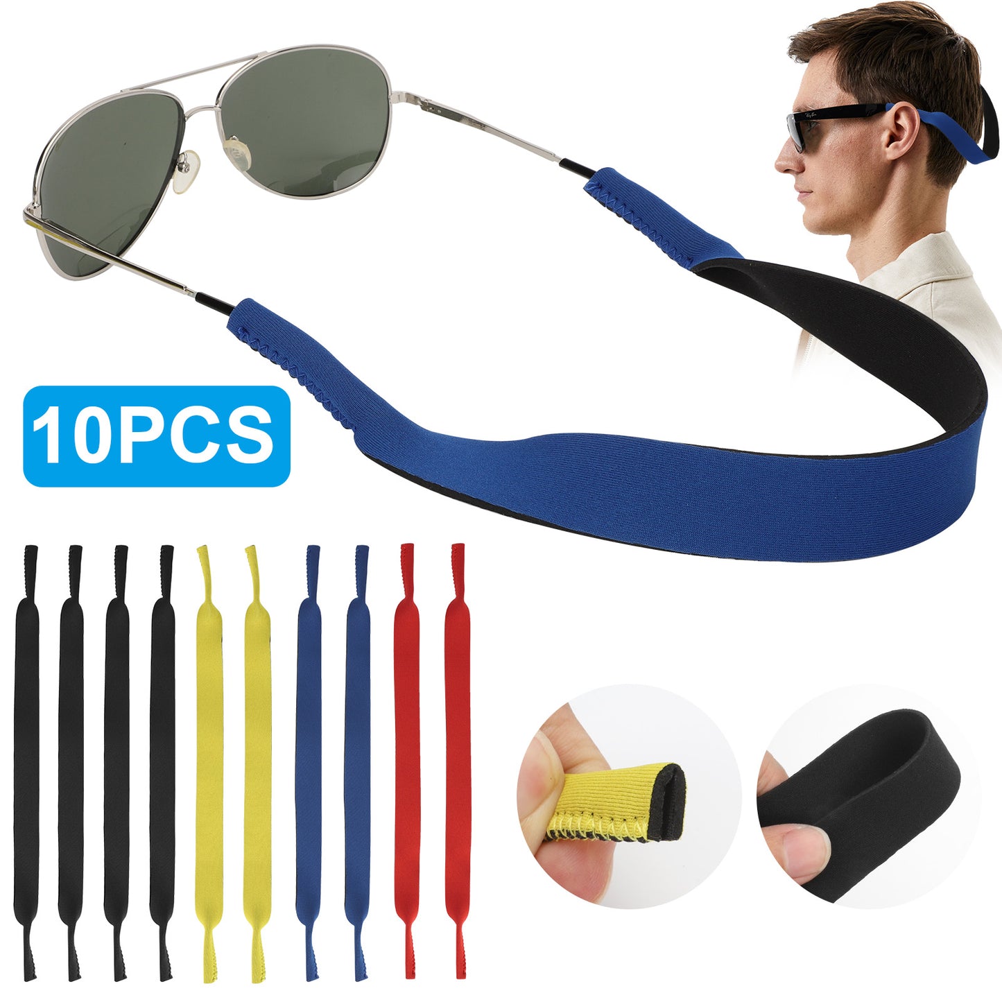 10 Packs eyewear glasses neck cord string