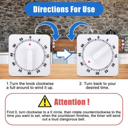 2pcs mechanical timer