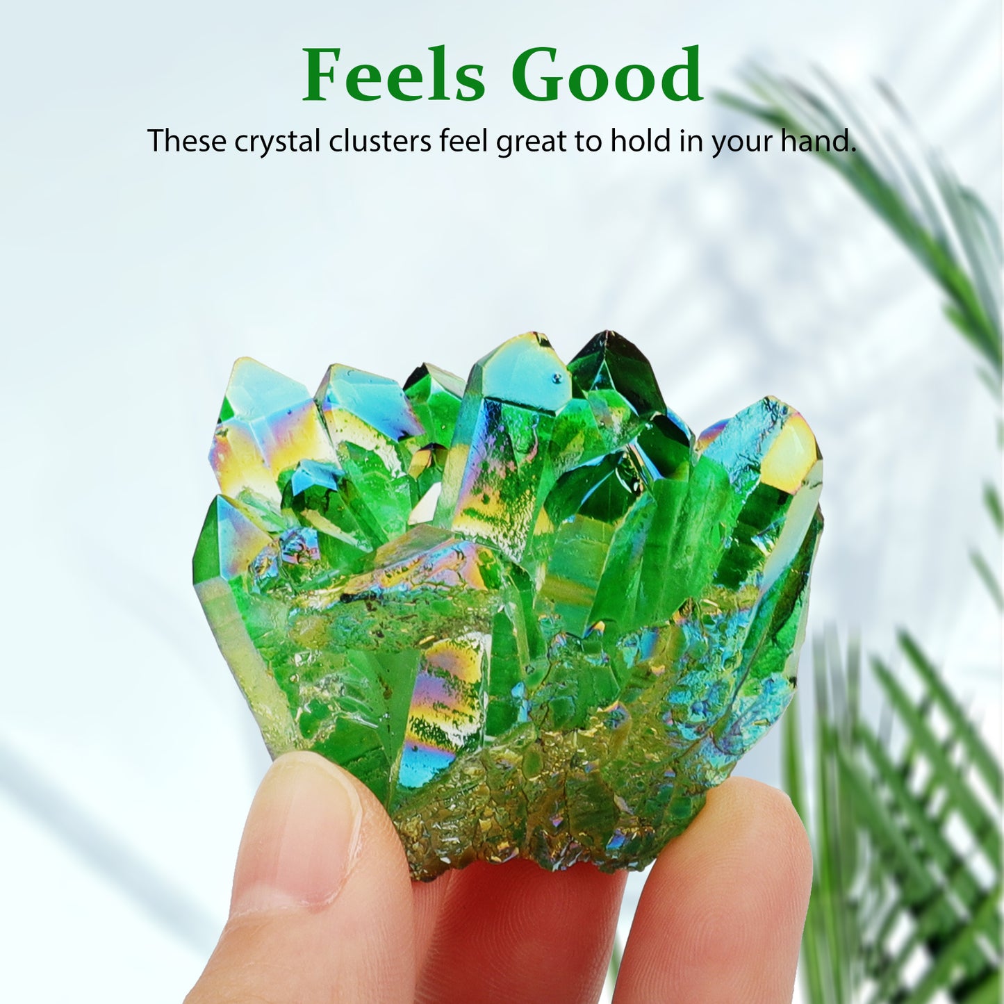 Green Crystal Cluster