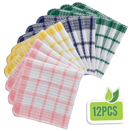 12pcs kitchen dishcloths