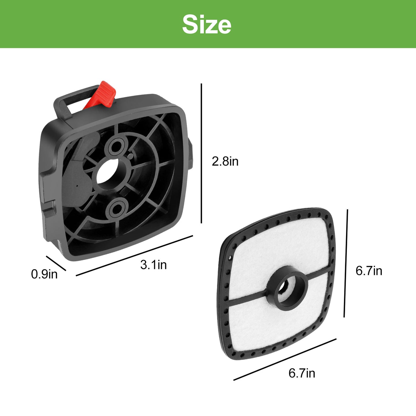 Lawn Trimmer Tools - Air Cleaner Case for Effective Air Filter Protection