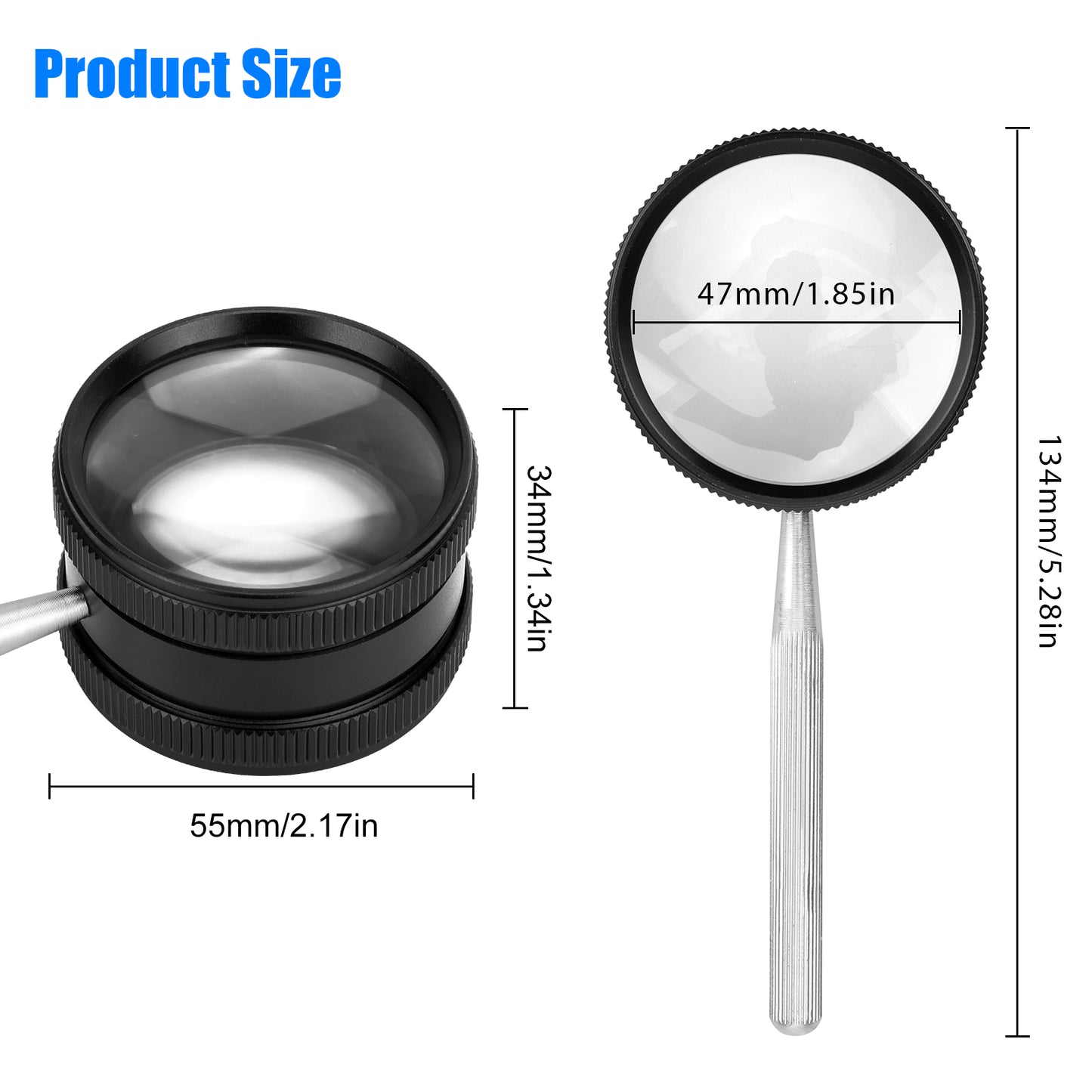 Hand Held Magnifier - High Quality and Multifunctional for Clear Magnification