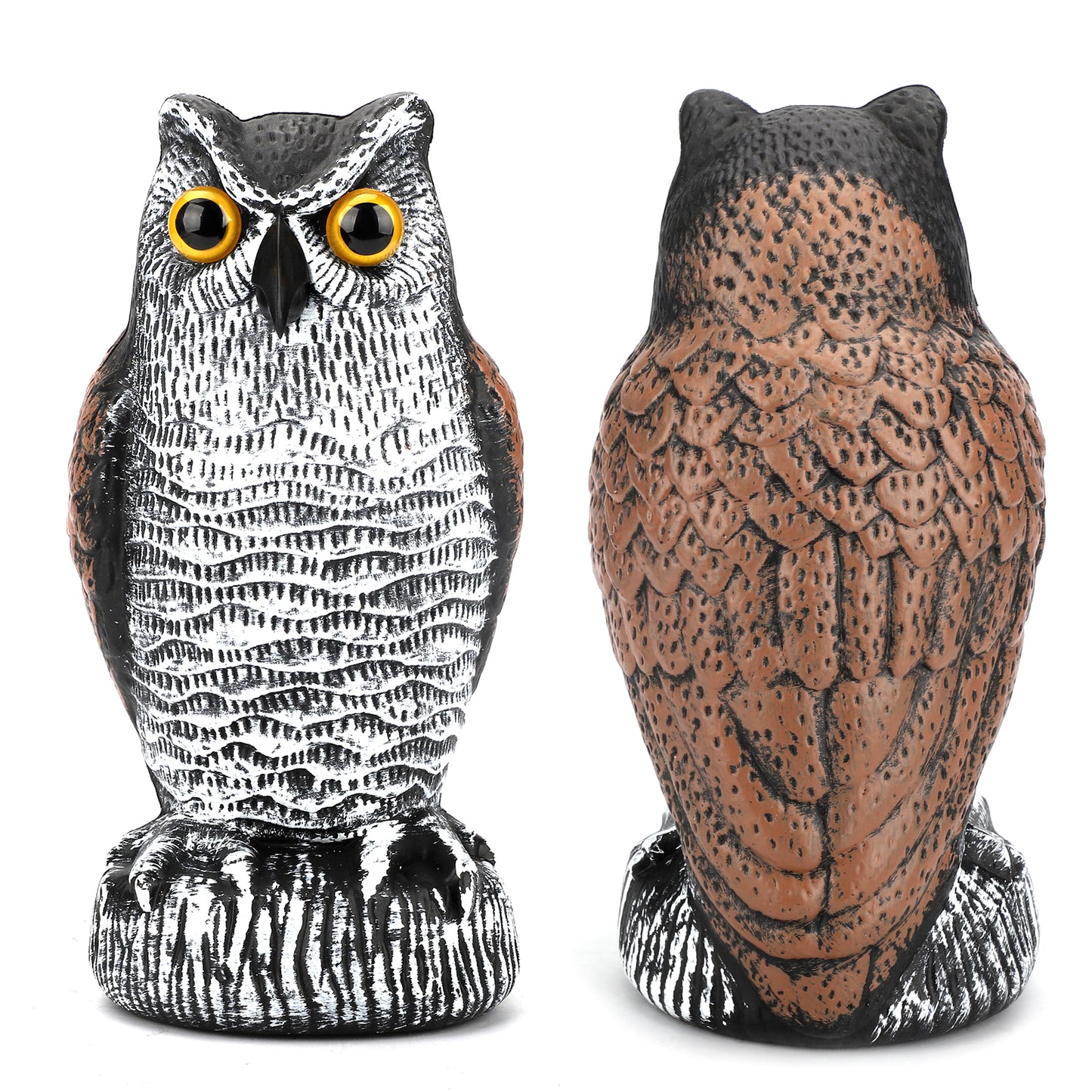 The fake owl garden Statues